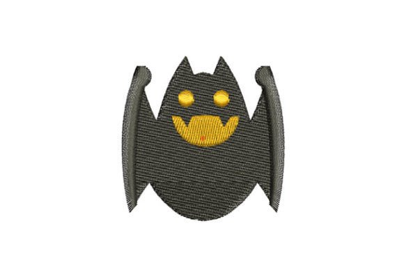 Bat Halloween Embroidery Design: A Creative Asset for Seasonal Projects