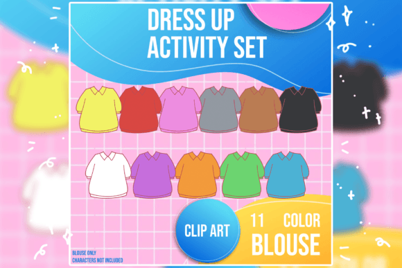 Blouse Clip Art Set: Elevate Your Creative Projects