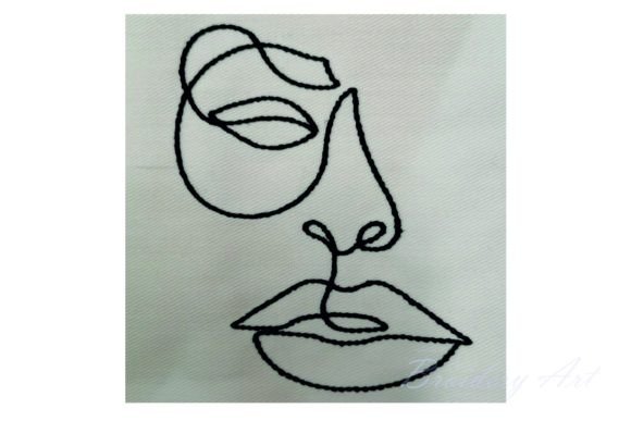 Face Art Line: Elevating Design with Elegant Embroidery