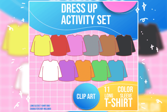 Long Sleeve T-Shirt Clip Art: A Versatile Design Asset