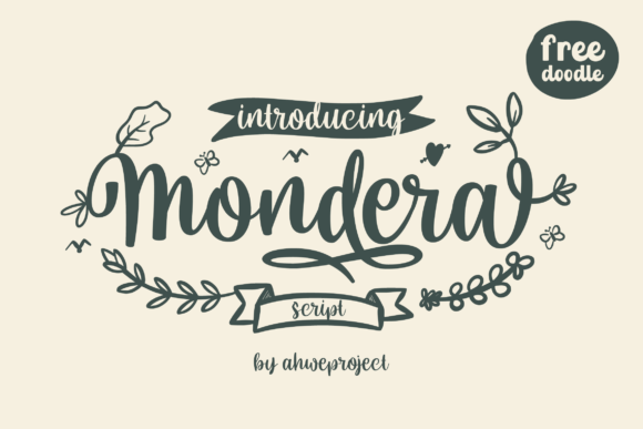 Mondera: Elevating Design with Handwritten Elegance