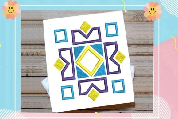 Moroccan Geometric Embroidery Delight 4: A Designer's Asset