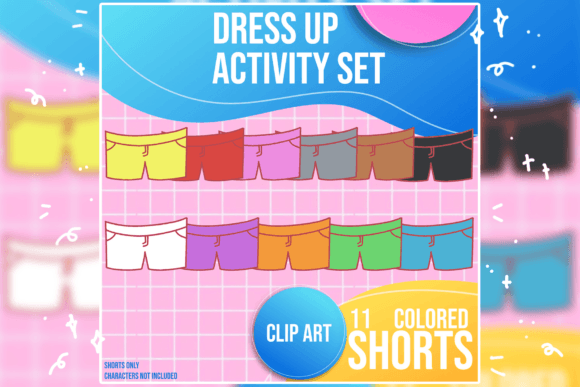 Shorts Clip Art Set: Versatile Assets for Modern Design