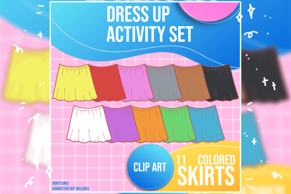 Skirt Clip Art Set: A Designer's Guide to Playful Visual Assets