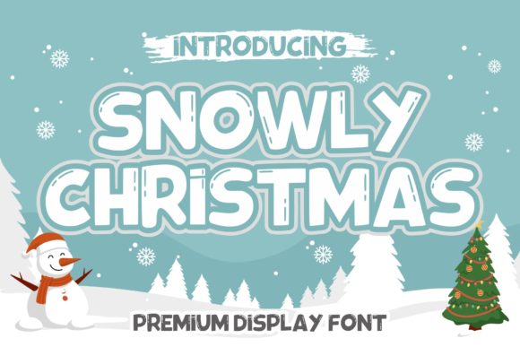 Snowly Christmas: A Festive Font for Joyful Design