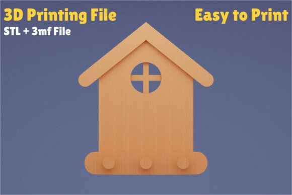 Wall Key Holder 3D Print Model: A Designer's Functional Asset
